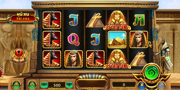 Danh sách biểu tượng trong bí mật cleopatra cổng game Go88