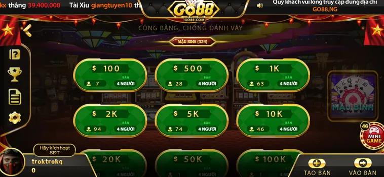 Chinh Phục Đỉnh Cao Trí Tuệ Với Cách Chơi Mậu Binh Tại Go88 Siêu Đẳng