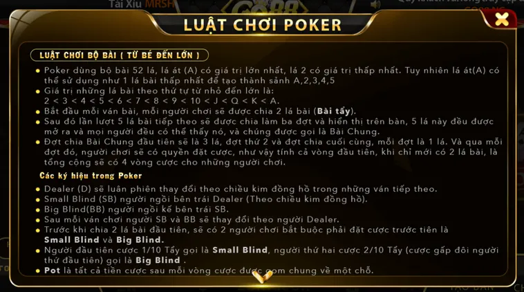 Sát Phạt Cực Căng Với Cách Chơi Poker Tại Go88 Để Trở Thành Triệu Phú Trực Tuyến