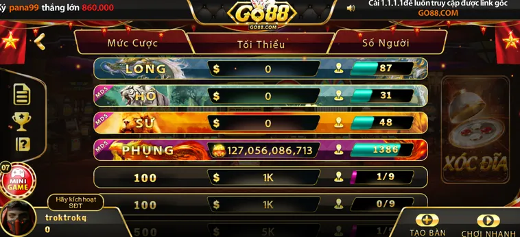 Học Cách Chơi Casino Xóc Đĩa Tại Go88 Để Trúng Thưởng Cực Lớn